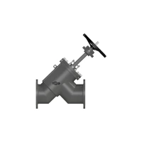 Válvula Globo de Bloqueio Manual com Sistema Redutor de Torque | Passagem Reta (180º) | modelo VOHA