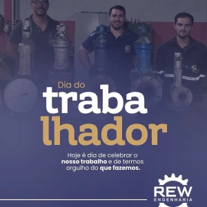 Neste Dia do Trabalho, homenageamos todos os profissionais que garantem a segurança e o bom funcionamento das indústrias brasileiras! 🔧   Seu esforço move a produção e protege vidas. 💪 Parabéns a todos os trabalhadores da área técnica, de manutenção e inspeção! 👷‍♂️  #rewengenharia #DiadoTrabalho #NR13 #SegurançaIndustrial #ValorizaçãoProfissional