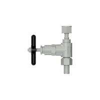 Válvula para Manômetro/Manovacuômetro Forjada Manual | Passagem Reta (180º) | Modelo PM-10