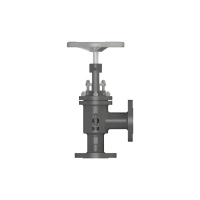 Válvula Globo de Regulagem e Bloqueio Manual | Passagem Angular (90º) | Modelo VAR