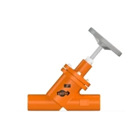 Válvula Globo de Expansão e Bloqueio Manual | Passagem Reta (180º) | Modelo PR