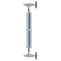 Visor de Nível de Líquido Refletivo + Par de Válvulas Globo de Bloqueio Forjada PI-10 | Modelo REFLETIN